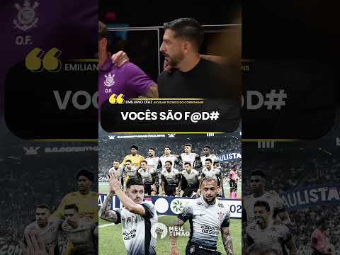 EMILIANO DÍAZ FAZ DISCURSO FORTE NO PÓS-JOGO