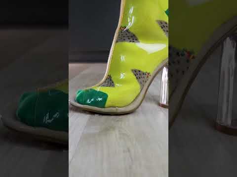 Experiment High Heels vs Kinder Surprise | Oddly Satisfying Crushing ASMR! #chocolate