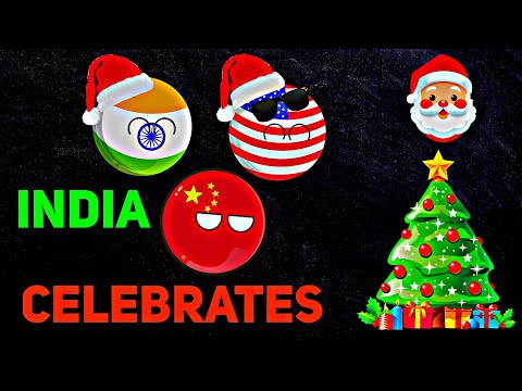 [WHY INDIA CELEBRATES CHRISTMAS?]🎄🎅🏻⛄️ || CHRISTMAS SPECIAL 😂🚨☠️ #countryballs