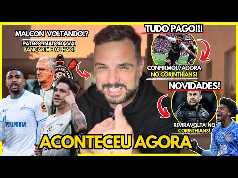 CONFIRMADO; AGORA NO CORINTHIANS!/NOTÍCIA BOA SURPRENDE A TODOS NOS BASTIDORES DO CT!.
