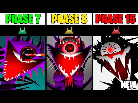 New Phase 7 VS Phase 8 VS Phase 15 in Incredibox Sprunki (New Mod)