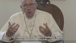 Botschaft des Papstes für Frieden in Syrien