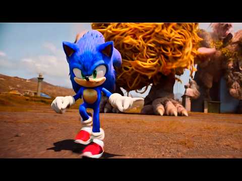 👁‍🗨Sonic is fighting an epic pasta monster!! (the video was made by a neural network)