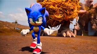 📵Sonic is fighting an epic pasta monster!! (the video was made by a neural network)