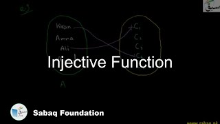 Injective Function