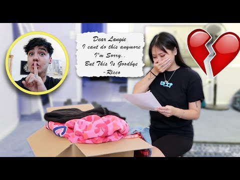 Leaving My Girlfriend With ONLY A Goodbye Letter.. *She Cried*