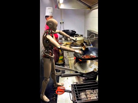 When Robots Cook With Humans? | Wonder Studio Ai | NOT Real!