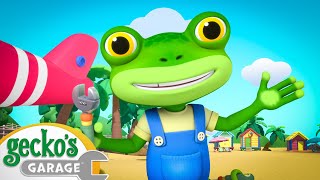 Gecko Saves the Day! 🚁 Helena’s Lost in the Fog! | NEW 🛠️ Subtitled Cartoons | Gecko's Garage
