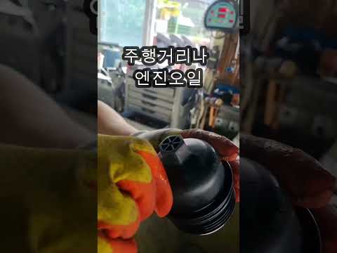 엔진오일 적당히만 교체해도 됨. #shorts