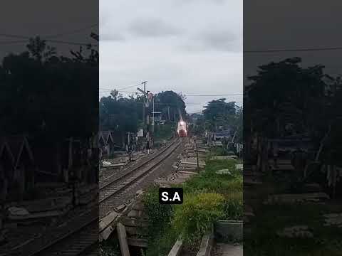 Masinis Ngamuk Telah  Membunyikan Semboyan 35 Panjang #railfansofyoutube#shortvideo #subscribe#share