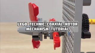 LEGO Technic Coaxial Rotor Mechanism Tutorial