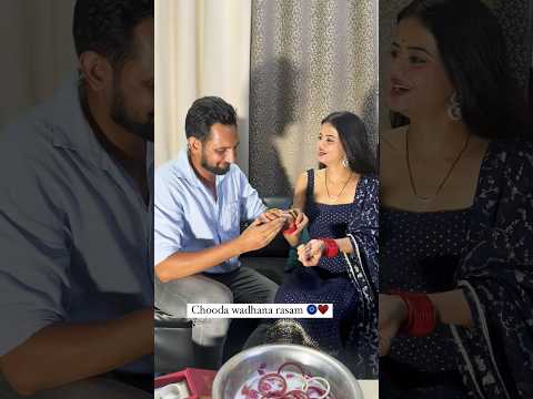 Chooda wadhana ceremony ♥️🧿 #jaatpahadan #shorts #viral #couple #bride #love #marriage #trending
