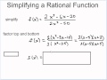 Simplifying Rational Functions Through Factoring