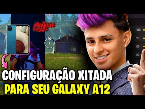 MELHOR DPI + SENSI GALAXY A12 NOVA ATUA FREE FIRE 2025