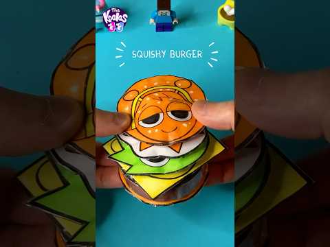 Sprunki Fans Will LOVE This Paper Squishy Burger!
