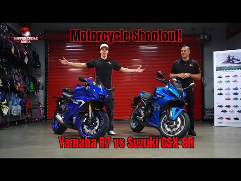 Motorcycle Shootout: 2025 Yamaha R7 vs 2025 Suzuki GSX 8R