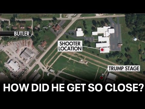 Trump rally shooting: Map shows where shooter was stationed