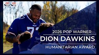 Dion Dawkins - 2026 Pop Warner Humanitarian Award