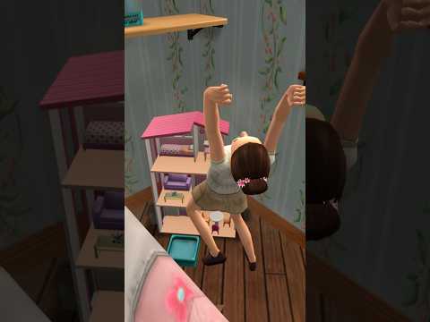 Smashing the Dollhouse #shorts #gaming #thesims4 #thesims2 #sims2 #sims4