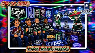 Dallas Stars VS Minnesota Wild: 2026 NHL PLAYOFFS LIVE REACTIONS (04-30-2026)