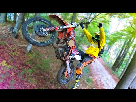 Insane 2-Stroke Motocross Ride In Steep Hills | Dirt Bike Crashes & Hillclimb