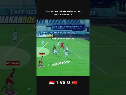 ketika Beckham manjakan striker Timnas#shorts#timnasindonesia#indonesiau23#beckham#analysis#trending