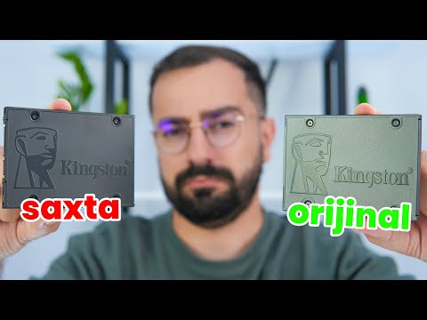 Bizi Aldadırlar? Saxta və Orijinal SSD testi! Kingston SSD Təlimatı