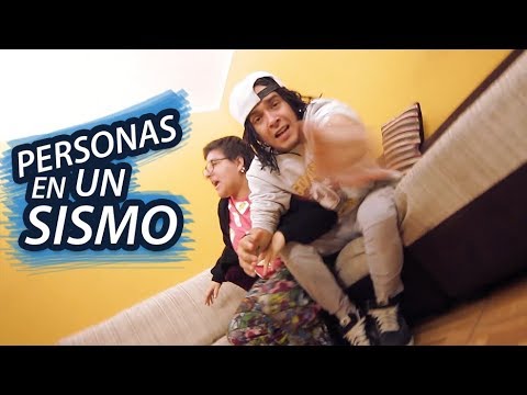 Personajes en un SISMO | EzraHoward feat. Ariana Bolo Arce (Team)