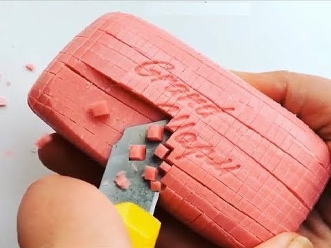 Soap Carving ASMR ! Soap Cutting Satisfying ASMR ♥️♥️♥️