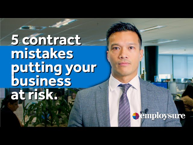 Top FIVE Mistakes to avoid when making employment contracts thumbnail image