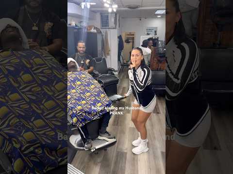 Barber kisses my Husband PRANK💀🤣