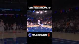 12/25/25: Knicks 126, Cavaliers 124 - "The Christmas Comeback!"