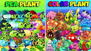 All NEW Plants VS PEA Planst - Who Will WIn? - Pvz 2 team Plant vs Team Plant