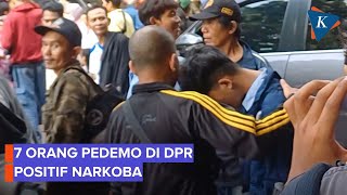 351 Orang Ditangkap Saat Demo di DPR, 7 di Antaranya Positif Narkoba