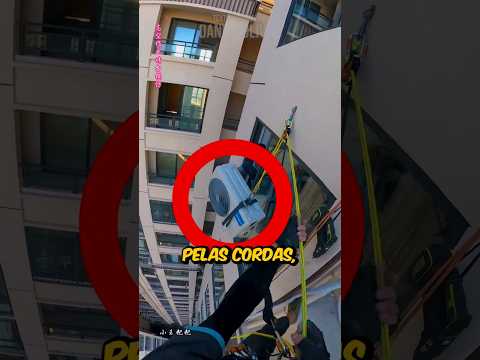 INSTALANDO Um AR CONDICIONADO No TRIGÉSIMO ANDAR (créditos: 小王爸爸/W345185905 no Douyin)