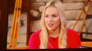 Mike tirico interviews Lindsey vonn