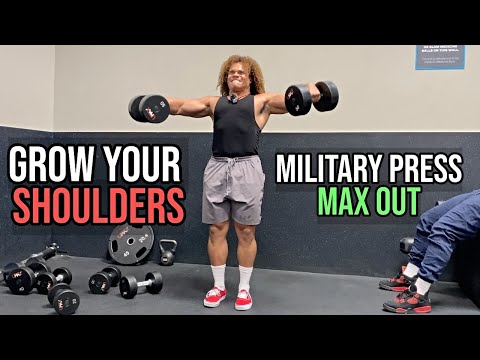 Bulk Life Day 9 | Grow Your Shoulders! Military Press Max Out