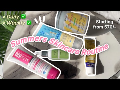 *AFFORDABLE* Summer Skincare Routine ✨
