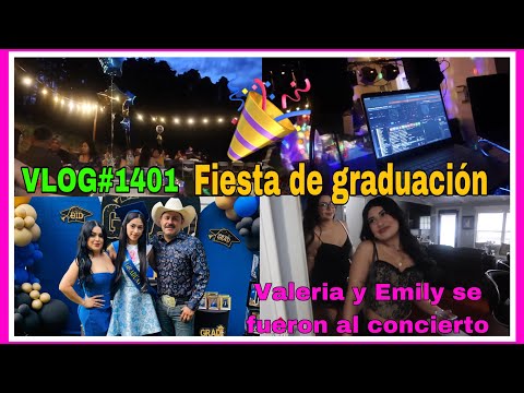 VLOG#1401 NOS FUIMOS DE PARTY 🎉MR OVIEDO FUE A TOCAR🎉VALERIA Y EMILY SE FUERON A VER A RAUWALEJANDRO