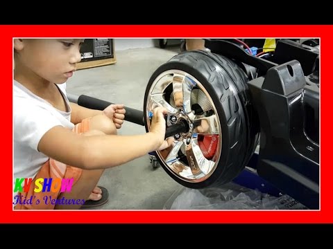 Unboxing And Assembling The Power Wheel Ride On Kid Trax Dodge Police Car 12 Volt!