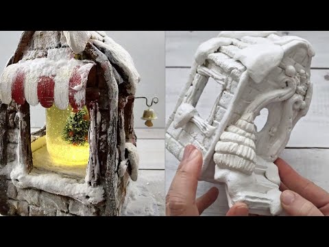 Mini Fairy Shop House Lamps DIY for Christmas Village