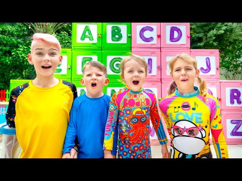 🌈  Herausforderung im Kindergarten | Kinder lernen das Alphabet | Vania Mania DE