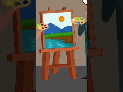 Who is painting ? IQ Test in Malayalam | മലയാളത്തിലെ കടങ്കഥകൾ | Riddles in Malayalam |  #shorts