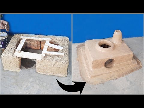 Smokeless clay stove | firewood stove smokeless | wood stove 🔥 chulha