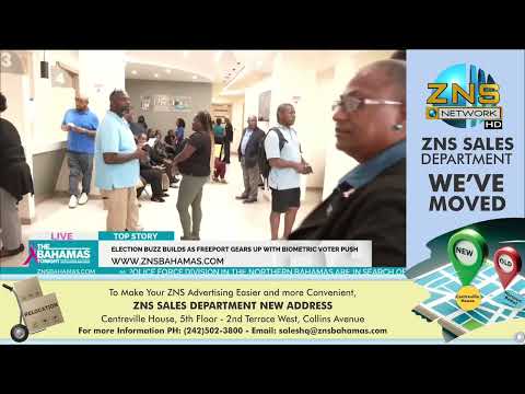 YouTube video thumbnail: Election Buzz Builds As Freeport Gears Up With Biometric Voter Push