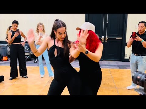 😮🔥Amazing bachata dance by Magda & Valeria