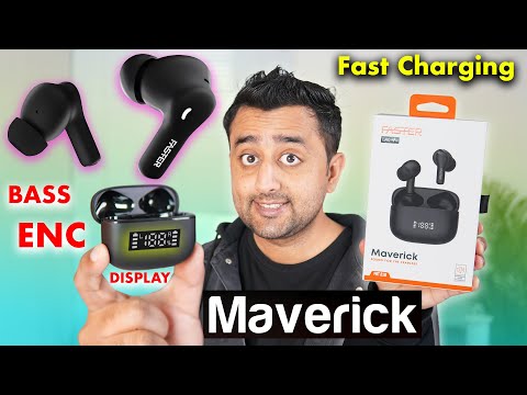 Best Earbuds in 2025 With Fast Charging⚡️High Bass - LCD Display - Faster Maverick Review