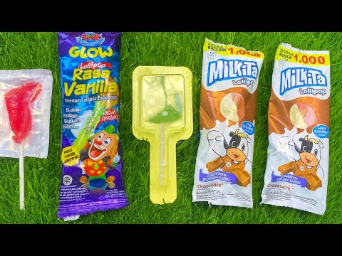 Satisfying video ASMR lollipops candy unboxing video ASMR OPENING video and jelly candy gummy candy