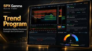 SPX Gamma Active Trader Dashboard  Trend & GEX Trend Monitor
