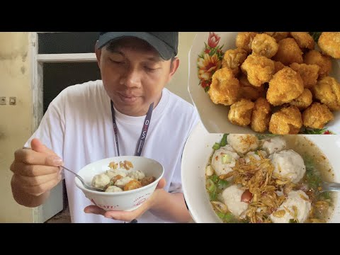 Bikin Bakso Ayam Dan Bola Ayam, Babeh Sangat Suka Sekali Cocok Dimakan Pas Hujan Guludug